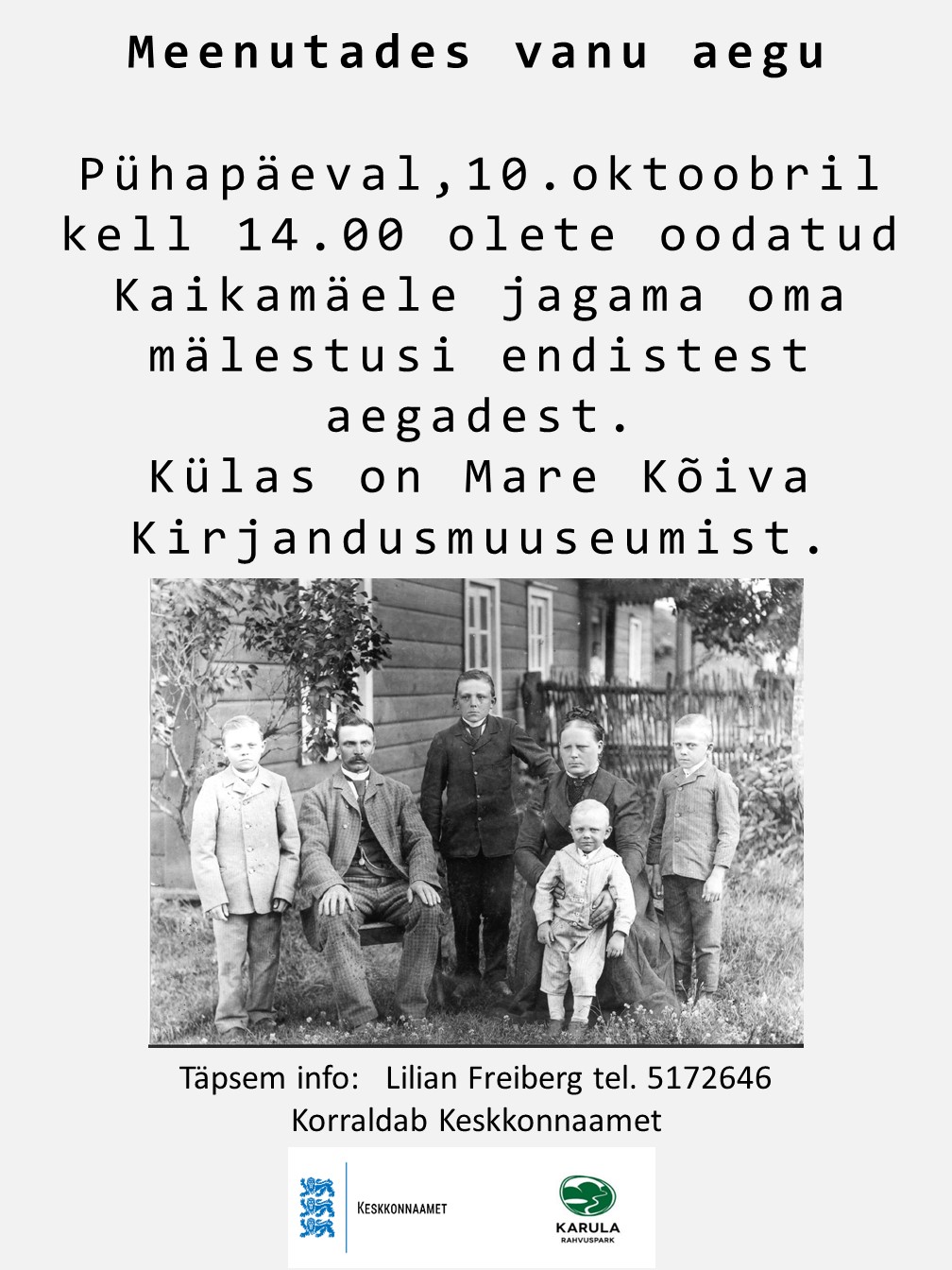 Meenutades vanu aegu kuulutus