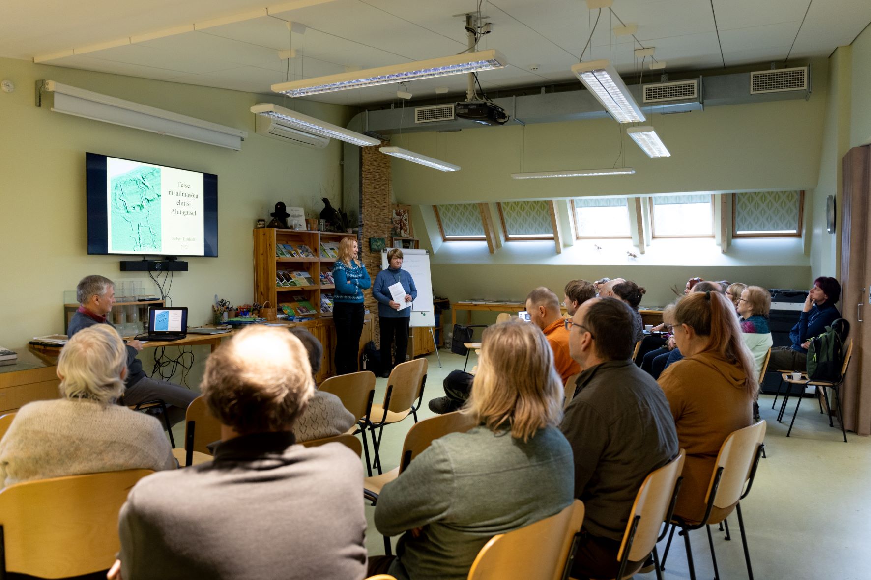 k Alutaguse kultuuripärandi seminarilt Iisaku looduskeskuses 17.11. Foto: Toomas Tuul