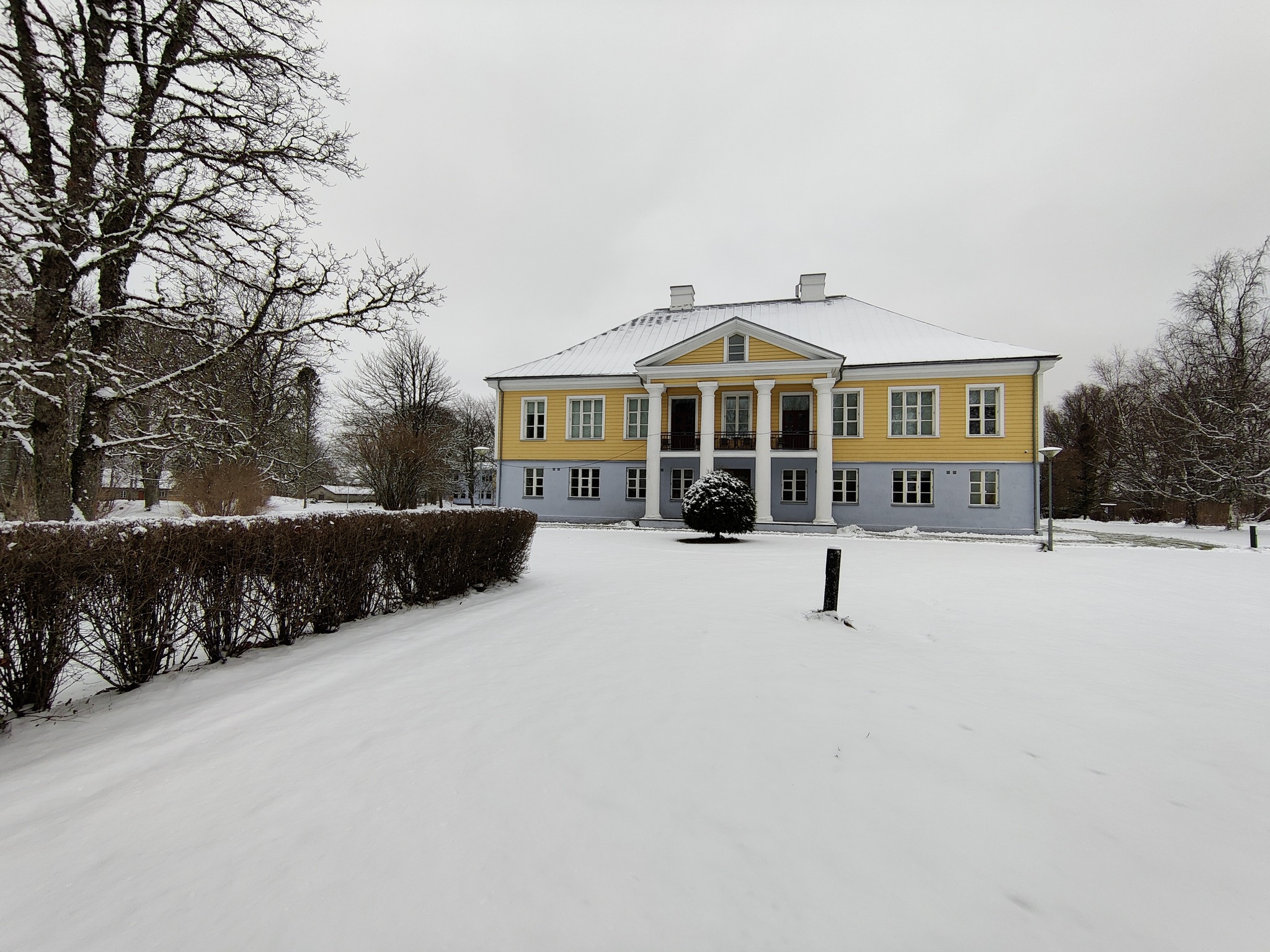 Penijõe mõis talvel