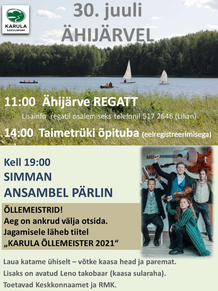 Ähijärve päeva kuulutus 2021