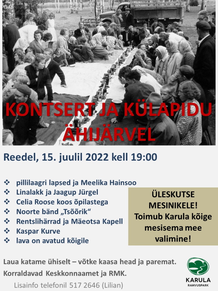 Ähijärve peo kuulutus