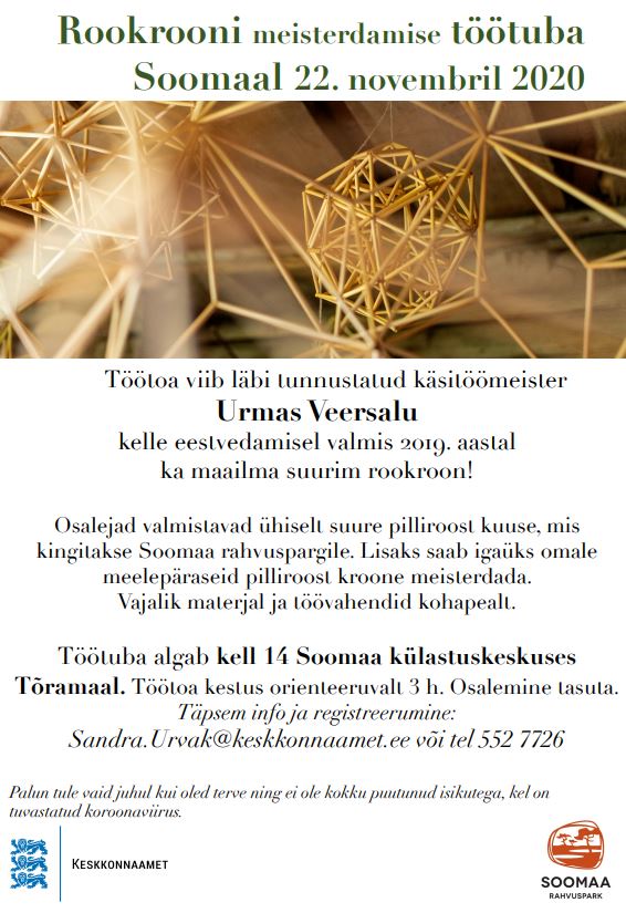 Rookrooni õpituba Soomaal 