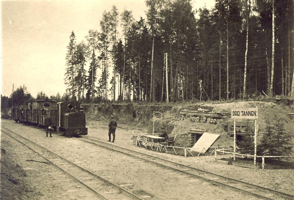 Saksa sõjaväe väliraudtee jaam Kivinõmmel aug. 1944. a